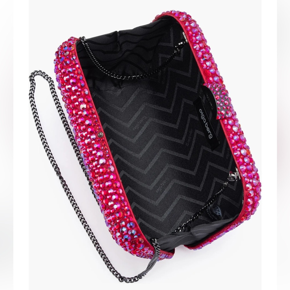 Olga Berg Casey Hot Fix Crystal Clutch - Picture 5 of 8